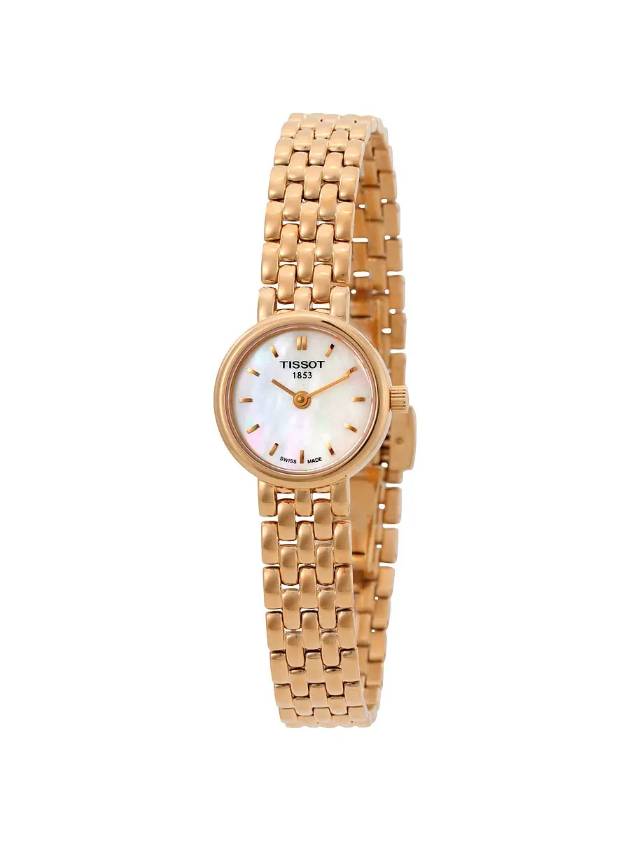 Женские часы Tissot Lovely с перламутровым циферблатом T058.009.33.111.00 — изображение 1 из 3, оттенок розовый золотистый