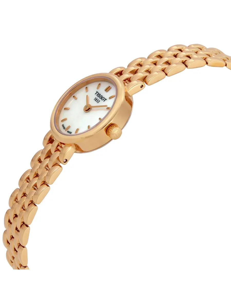 Женские часы Tissot Lovely с перламутровым циферблатом T058.009.33.111.00 — изображение 2 из 3, оттенок розовый золотистый