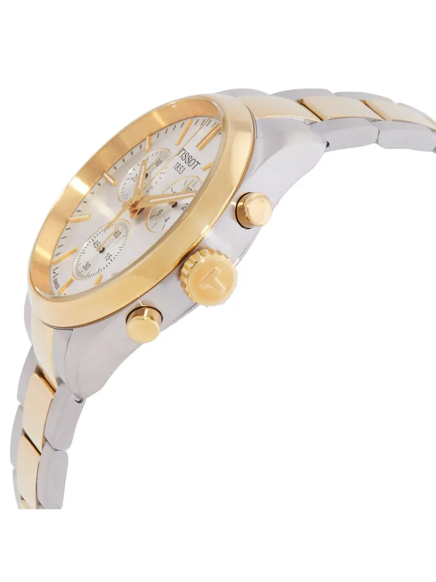 Мужские кварцевые часы Tissot PR 100 Chronograph с серебристым циферблатом, артикул T1504172203100 — изображение 2 из 3
