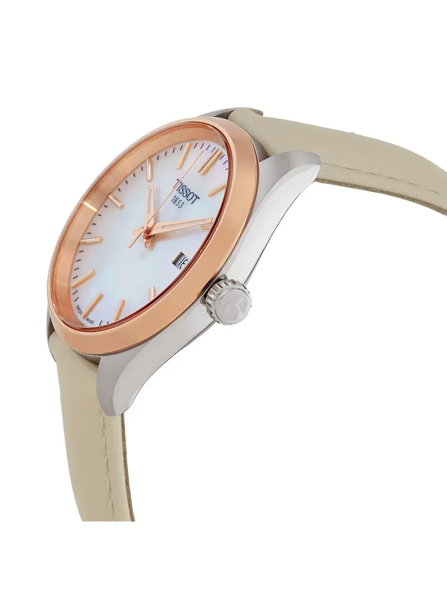 Женские часы Tissot PR 100 Quartz с белым перламутровым циферблатом T1502102611100 — изображение 2 из 3