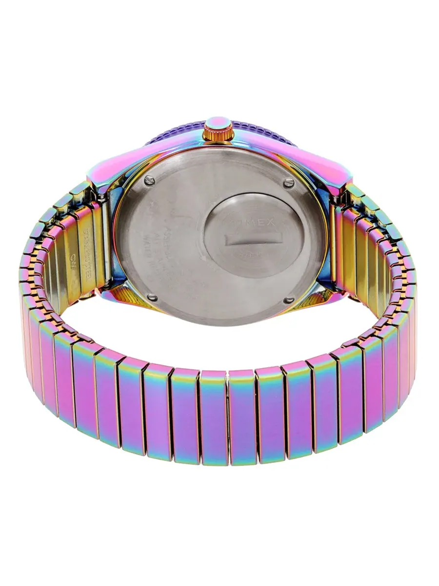 Женские часы Timex Q Timex Iridescence с кварцевым механизмом и расширяющимся браслетом TW2W41100 — изображение 3 из 3