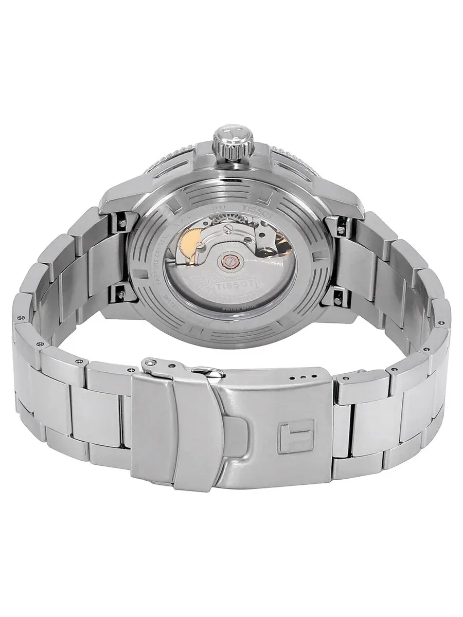 Мужские часы Tissot SEASTAR 1000 POWERMATIC 80 с автоматическим механизмом — изображение 3 из 3, оттенок серебристый