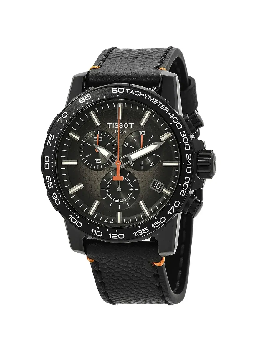 Мужские кварцевые часы Tissot Supersport Chrono Basketball Edition T125.617.36.081.00 — изображение 1 из 3, оттенок черный