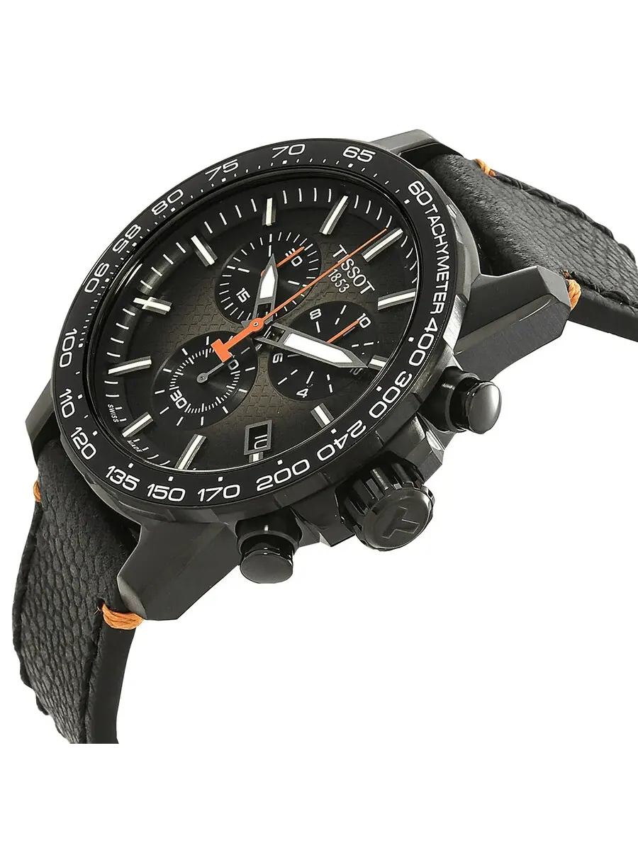 Мужские кварцевые часы Tissot Supersport Chrono Basketball Edition T125.617.36.081.00 — изображение 2 из 3, оттенок черный