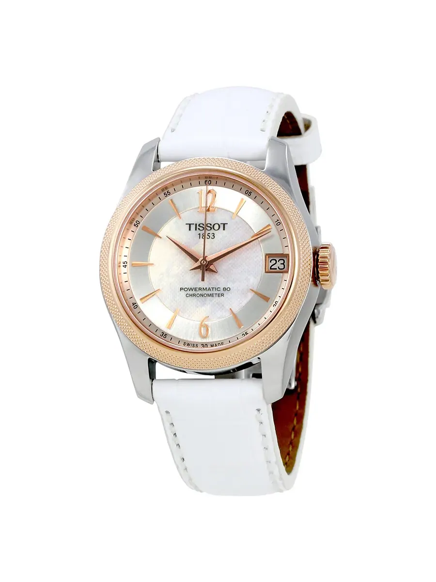 Женские часы Tissot T-Classic Ballade Automatic с перламутровым циферблатом T108.208.26.117.00 — изображение 1 из 3
