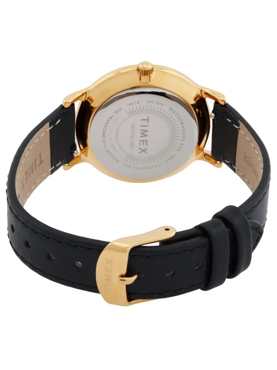 Женские часы Timex Transcend с кварцевым механизмом, черным циферблатом, модель TW2V92600 — изображение 3 из 3