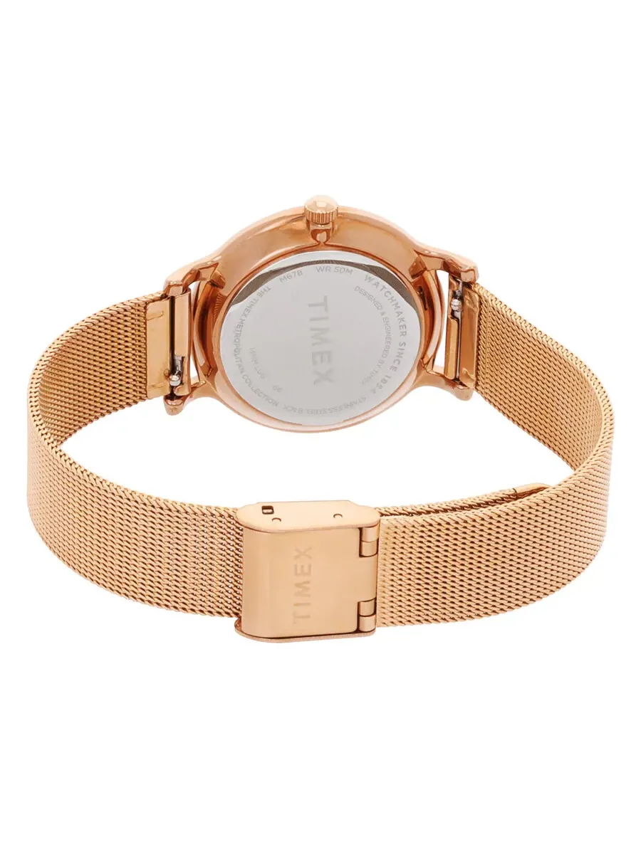 Женские часы Timex Transcend с кварцевым механизмом и мраморным циферблатом TW2T81000 — изображение 3 из 3