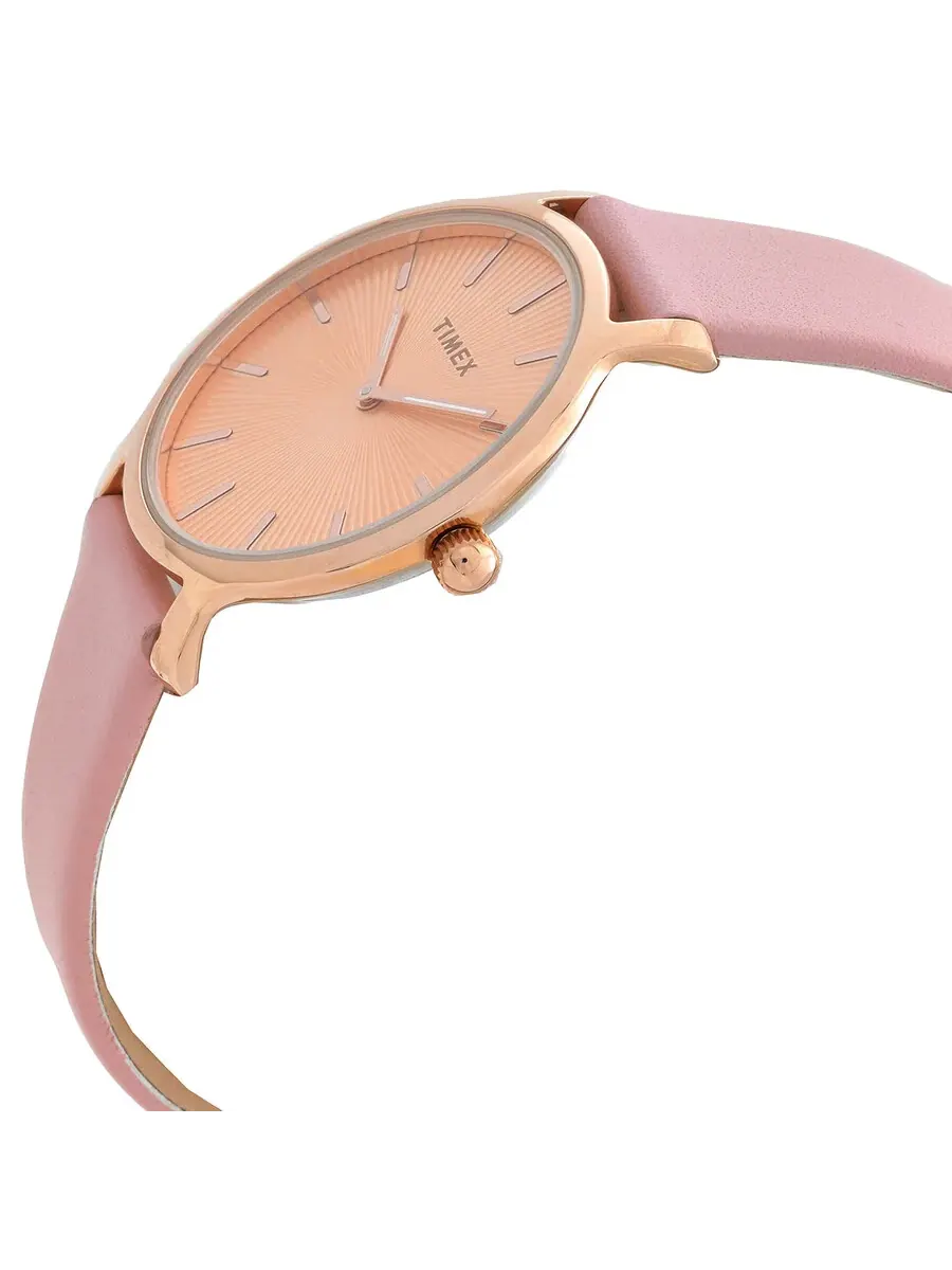 Женские кварцевые часы Timex Transcend с циферблатом цвета розового золота TW2V66900VQ — изображение 2 из 3