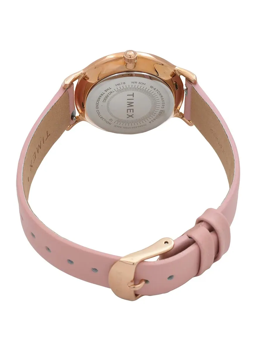 Женские кварцевые часы Timex Transcend с циферблатом цвета розового золота TW2V66900VQ — изображение 3 из 3