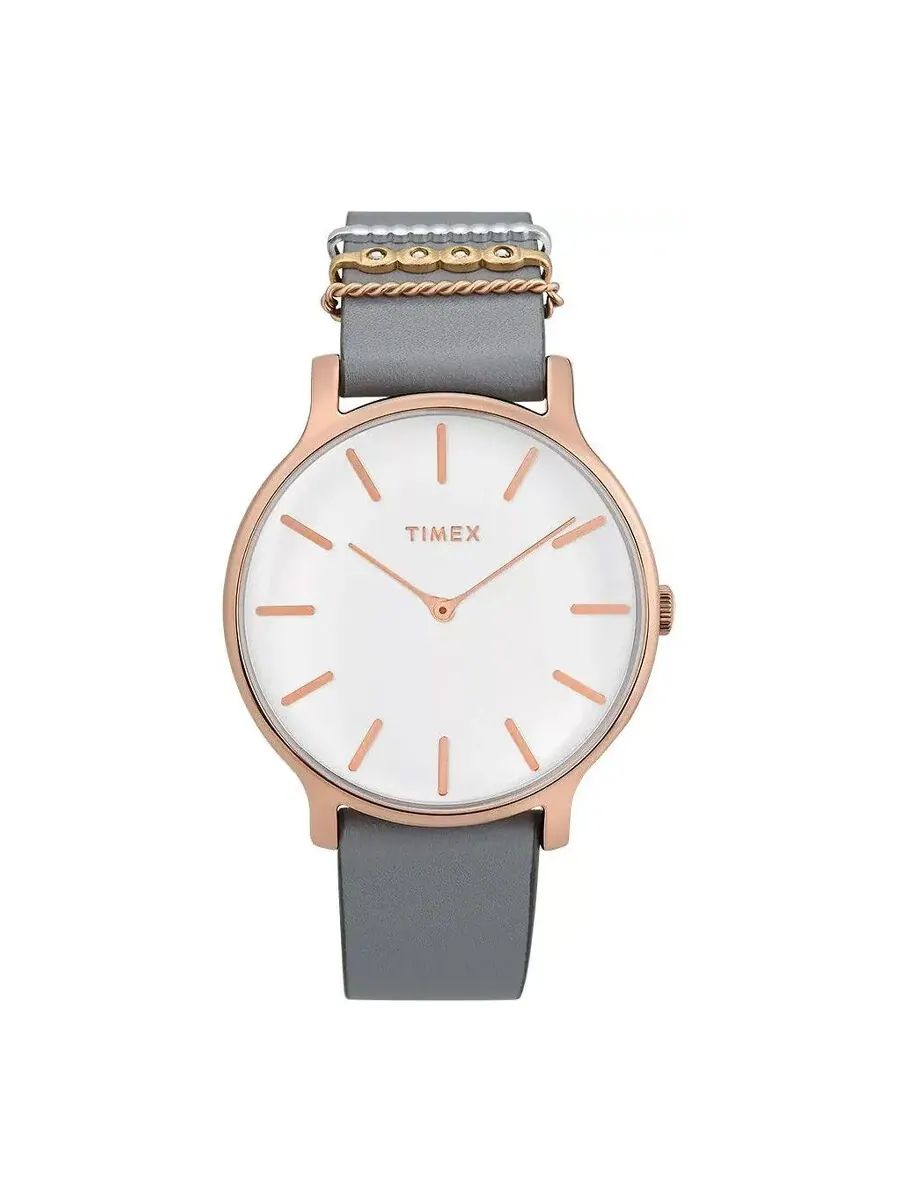 Женские часы Timex Transcend с кварцевым механизмом и белым циферблатом TW2T45400 — изображение 1 из 3