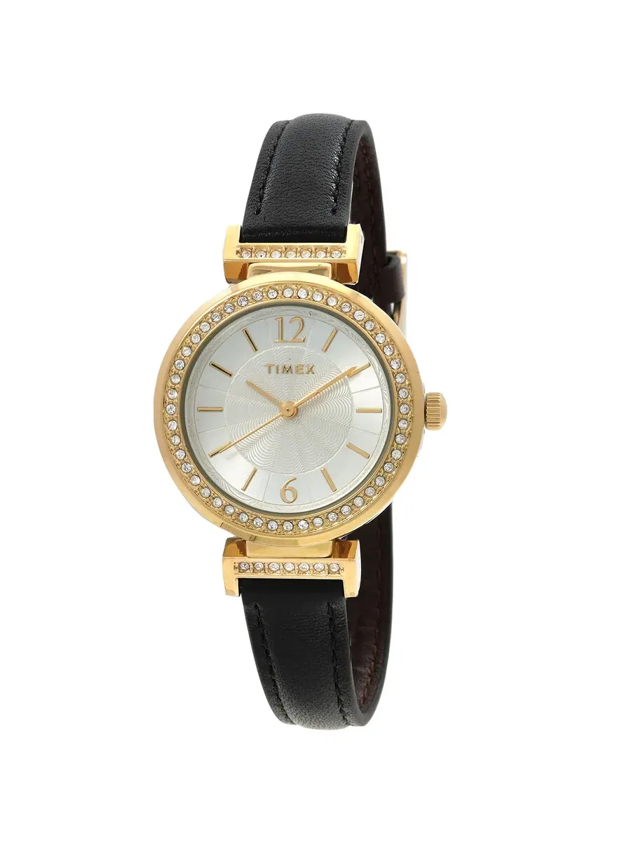 Женские часы Timex Trend с кварцевым механизмом, серебристым циферблатом TW2W48900 — изображение 1 из 3, оттенок золотистый
