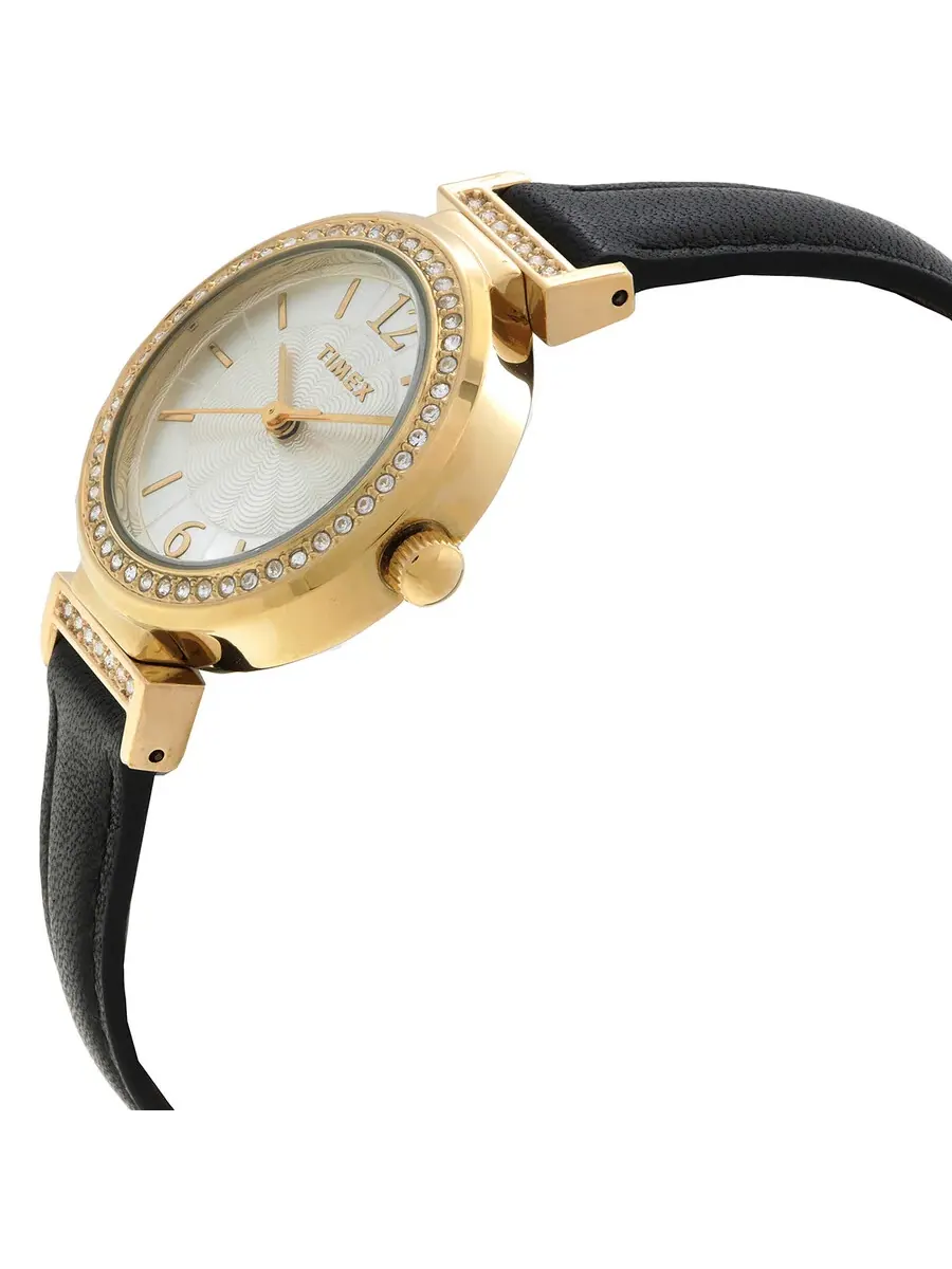Женские часы Timex Trend с кварцевым механизмом, серебристым циферблатом TW2W48900 — изображение 2 из 3, оттенок золотистый