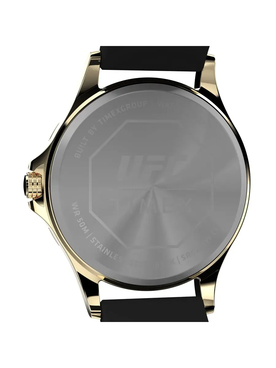 Мужские часы Timex UFC Gamer Quartz с черным циферблатом TW2W35000 — изображение 4 из 4, оттенок золотистый