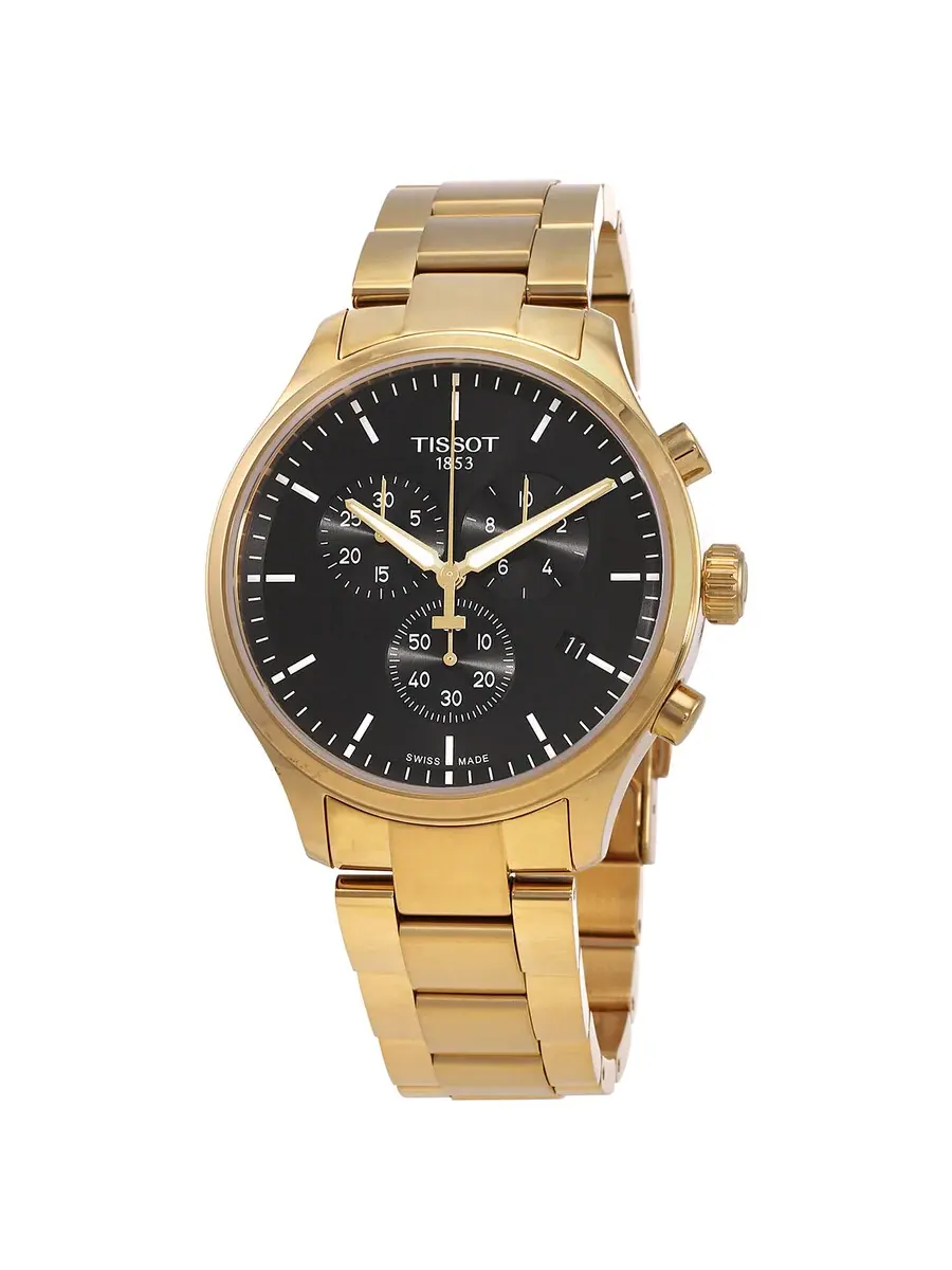 Мужские часы Tissot T-Sport Chronograph Quartz с черным циферблатом T116.617.33.051.00 — изображение 1 из 3, оттенок черный