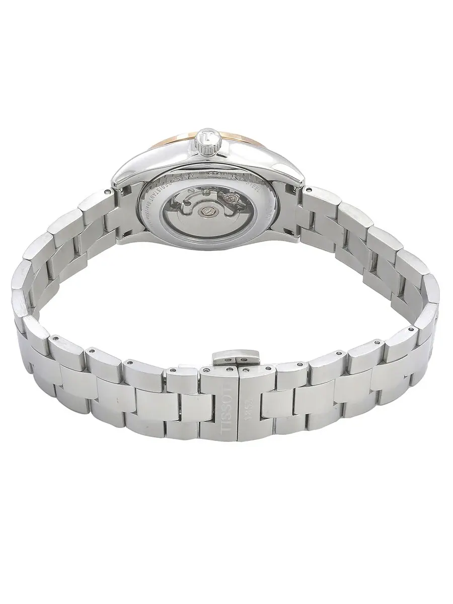 Женские часы Tissot T-Gold Automatic с бриллиантами T930.007.41.266.00 — изображение 3 из 3, оттенок розовый золотистый
