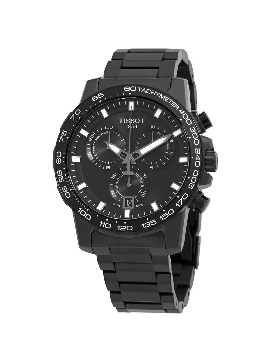 Мужские часы Tissot T-Sport Chronograph Quartz с черным циферблатом T125.617.33.051.00 — изображение 1 из 3, оттенок черный