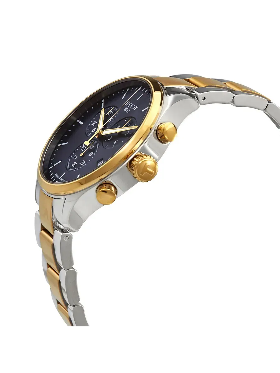 Мужские часы Tissot T-Sport Chronograph Quartz с синим циферблатом T116.617.22.041.00 — изображение 2 из 3