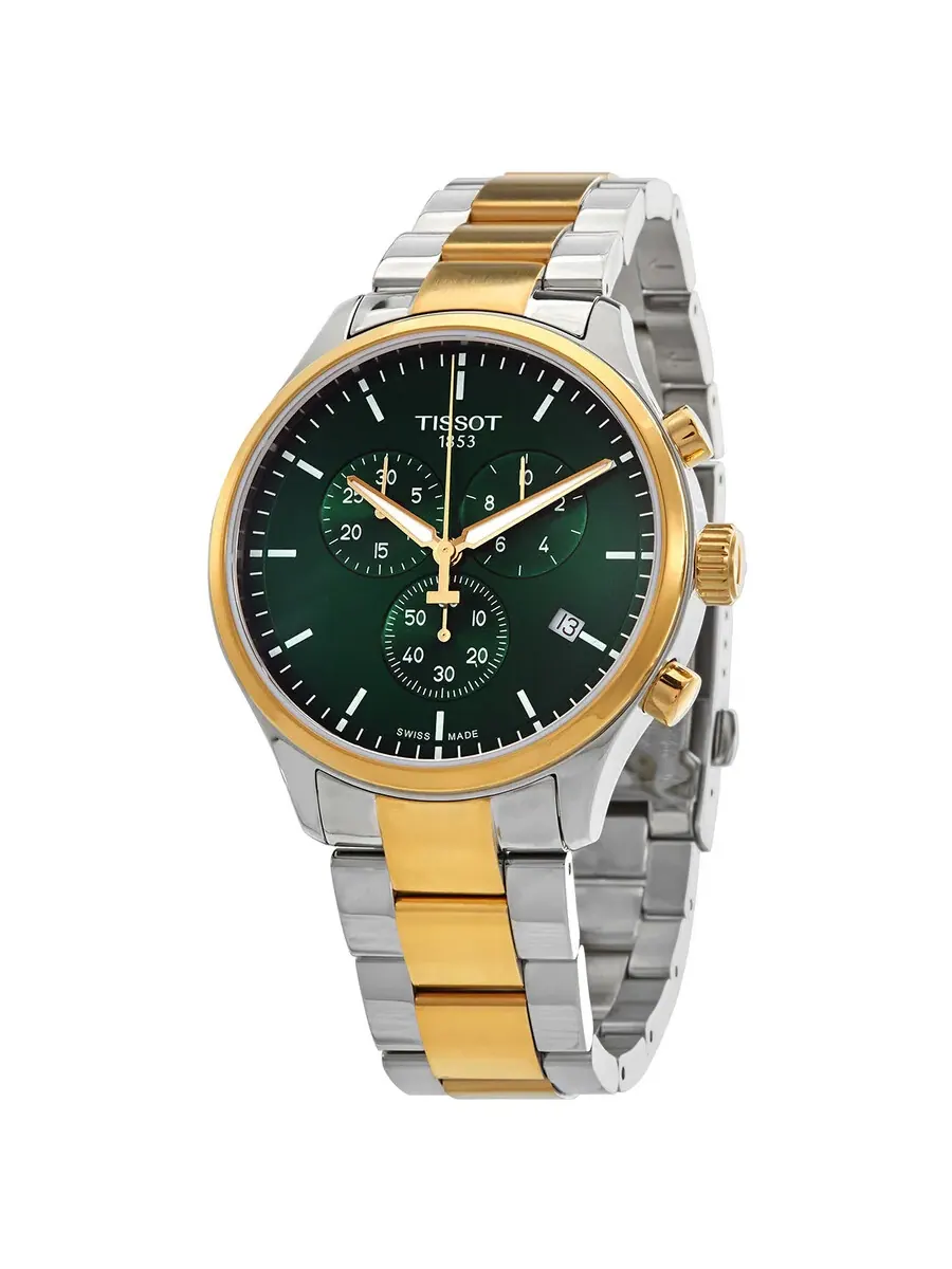 Мужские часы Tissot T-Sport Chronograph Quartz с зеленым циферблатом T116.617.22.091.00 — изображение 1 из 3