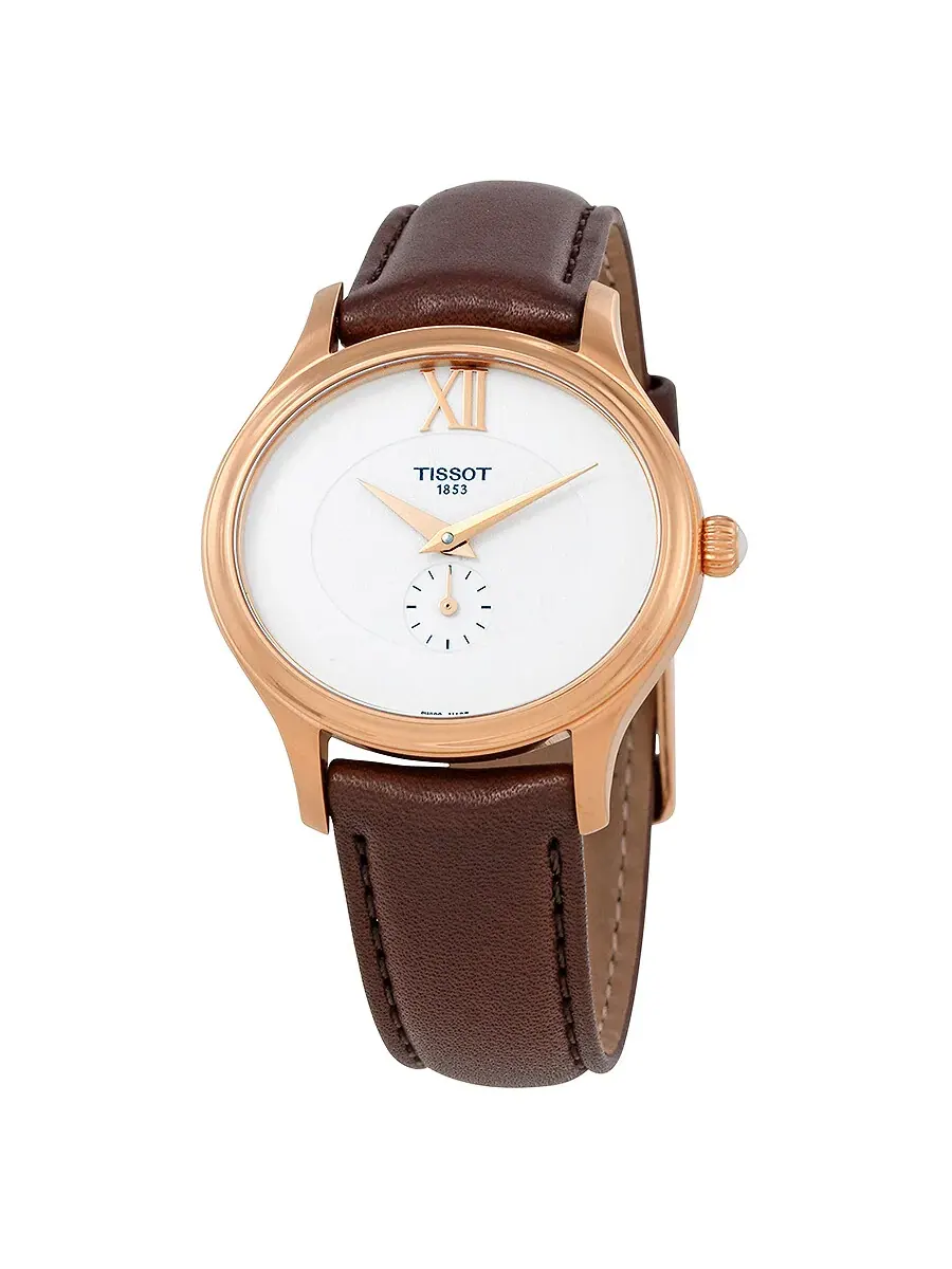 Женские часы Tissot Bella Ora с серебристым циферблатом T103.310.36.033.00 — изображение 1 из 3, оттенок розовый золотистый