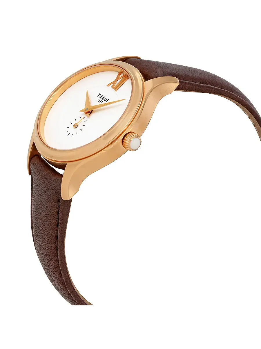 Женские часы Tissot Bella Ora с серебристым циферблатом T103.310.36.033.00 — изображение 2 из 3, оттенок розовый золотистый