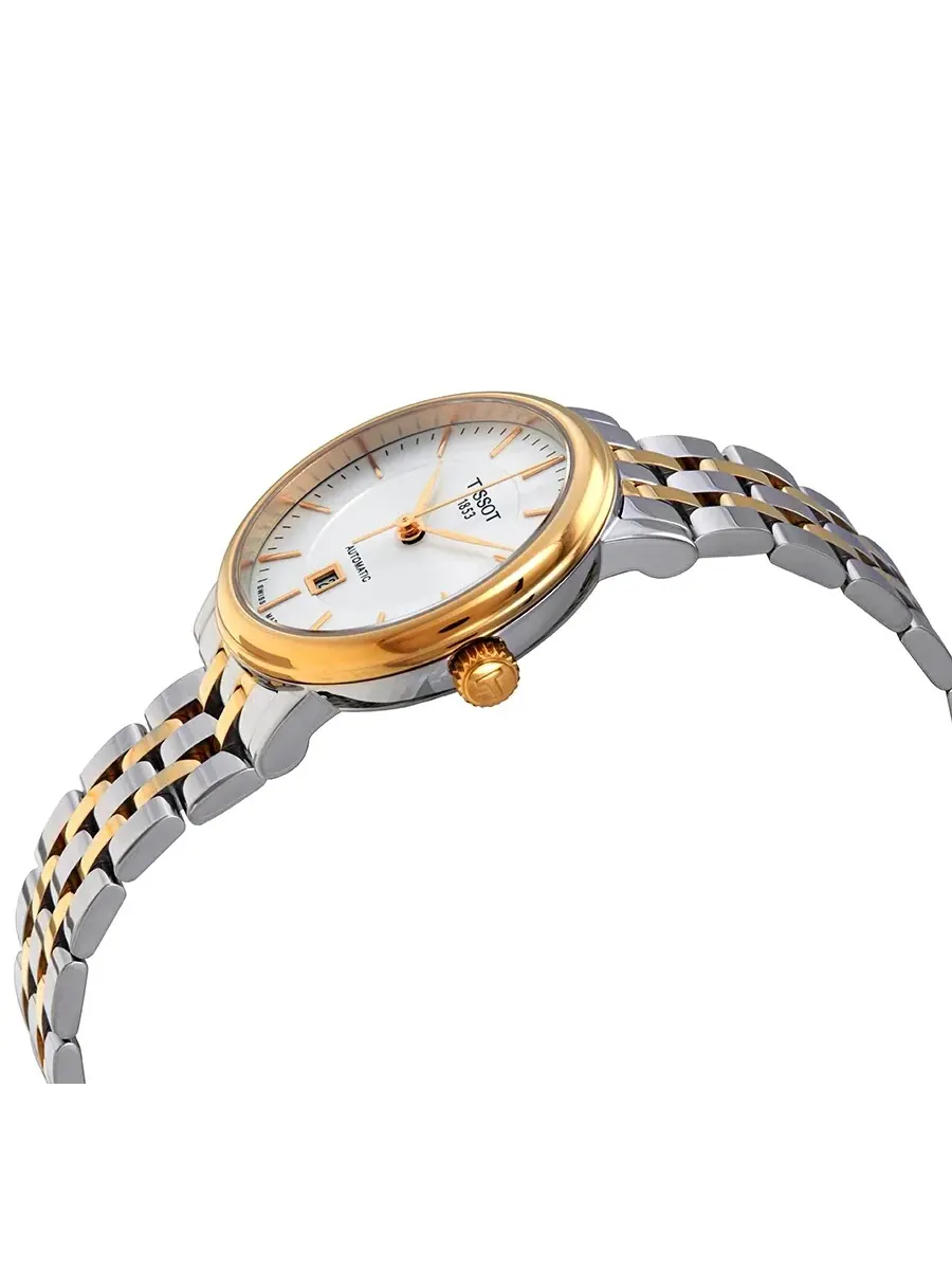 Женские автоматические часы Tissot Carson с серебристым циферблатом T122.207.22.031.00 — изображение 2 из 3