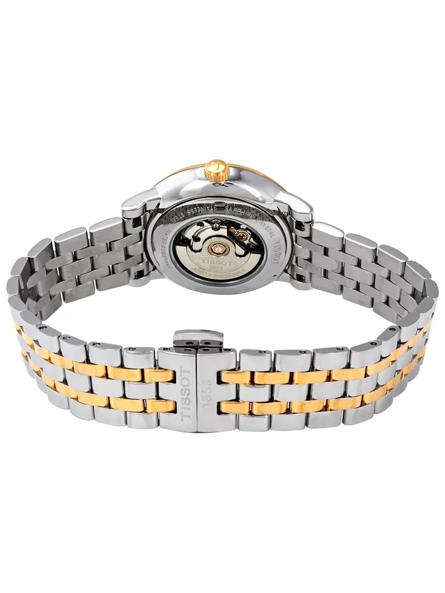 Женские автоматические часы Tissot Carson с серебристым циферблатом T122.207.22.031.00 — изображение 3 из 3