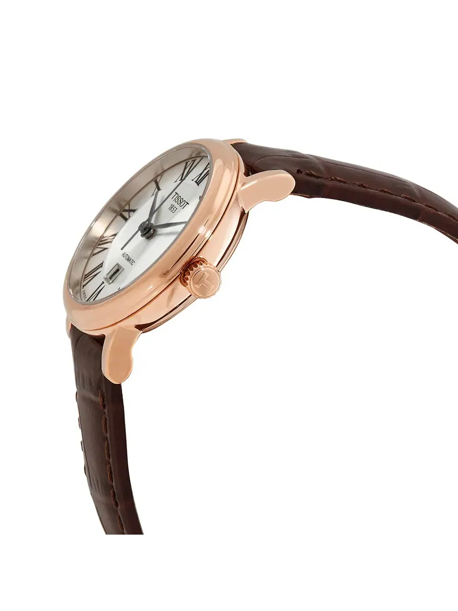 Женские часы Tissot Carson Automatic с серебристым циферблатом T122.207.36.033.00 — изображение 2 из 3