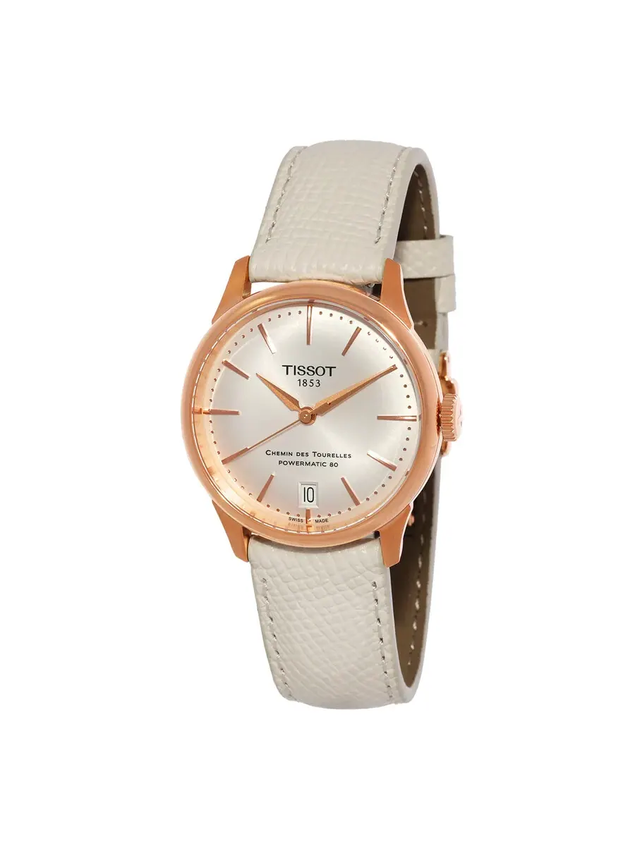 Женские часы Tissot Chemin Des Tourelles Automatic с серебристым циферблатом T1392073603100 — изображение 1 из 3