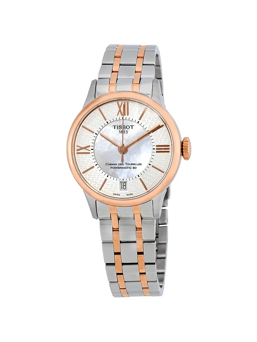 Женские часы Tissot Chemin Des Tourelles с перламутровым циферблатом T099.207.22.118.01 — изображение 1 из 3