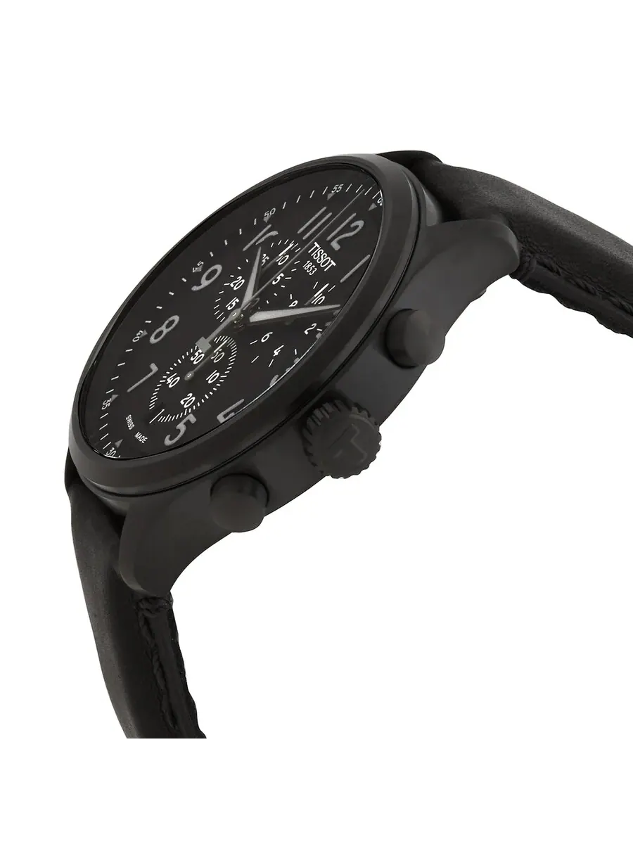 Мужские часы Tissot Chrono XL Chronograph Quartz с черным циферблатом T116.617.36.052.00 — изображение 2 из 3, оттенок черный