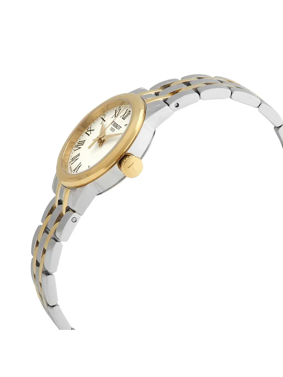 Женские часы Tissot Classic Dream Quartz с кремовым циферблатом T129.210.22.263.00 — изображение 2 из 3