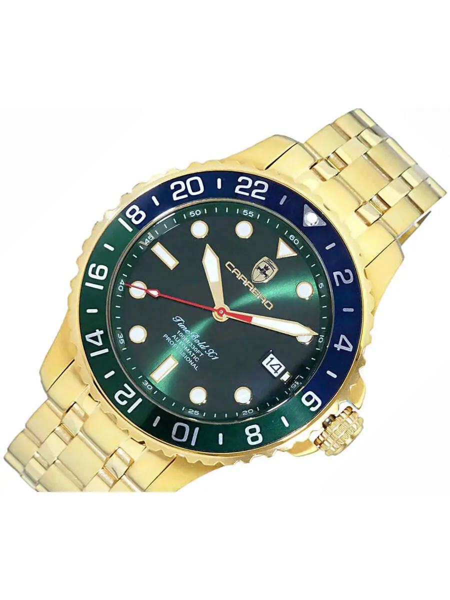 Мужские часы Torino Carrero Time Bold с зеленым циферблатом X1 C1G737GN-BU — изображение 5 из 5, оттенок мульти