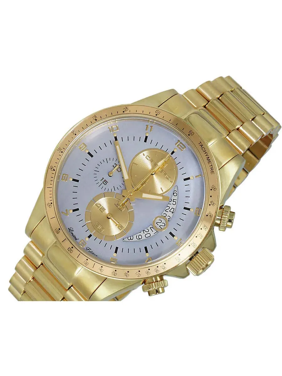 Мужские часы Torino Carrero Winner Circle Chronograph Quartz с серым циферблатом JC1GG101LGY — изображение 4 из 4