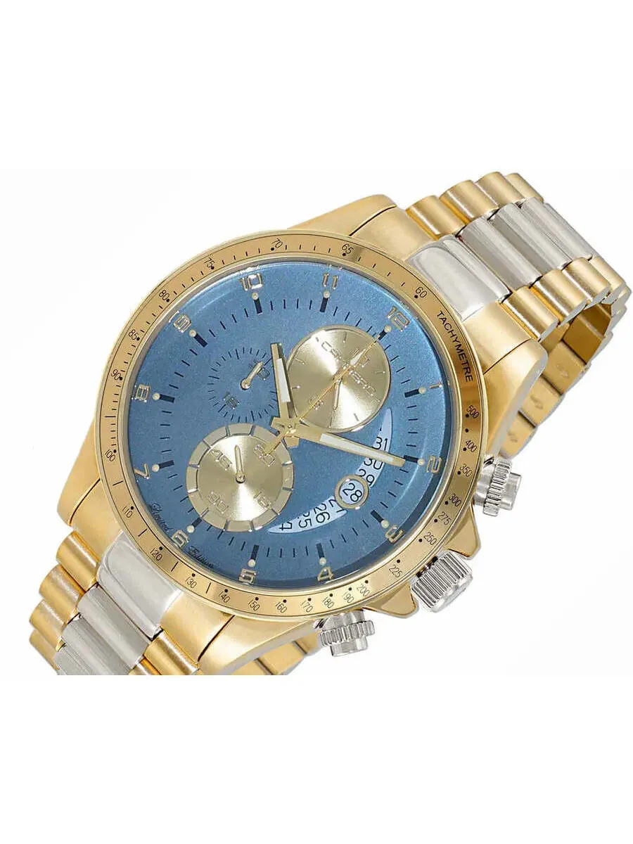 Мужские часы Torino Carrero Winner Circle Chronograph Tachymeter с синим циферблатом C2T101UBU — изображение 4 из 4