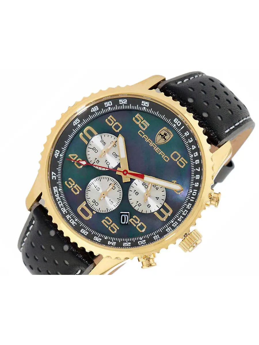 Мужские часы Torino Carrero Aureum Chronograph Quartz с черным циферблатом C1G7023-BK — изображение 4 из 4
