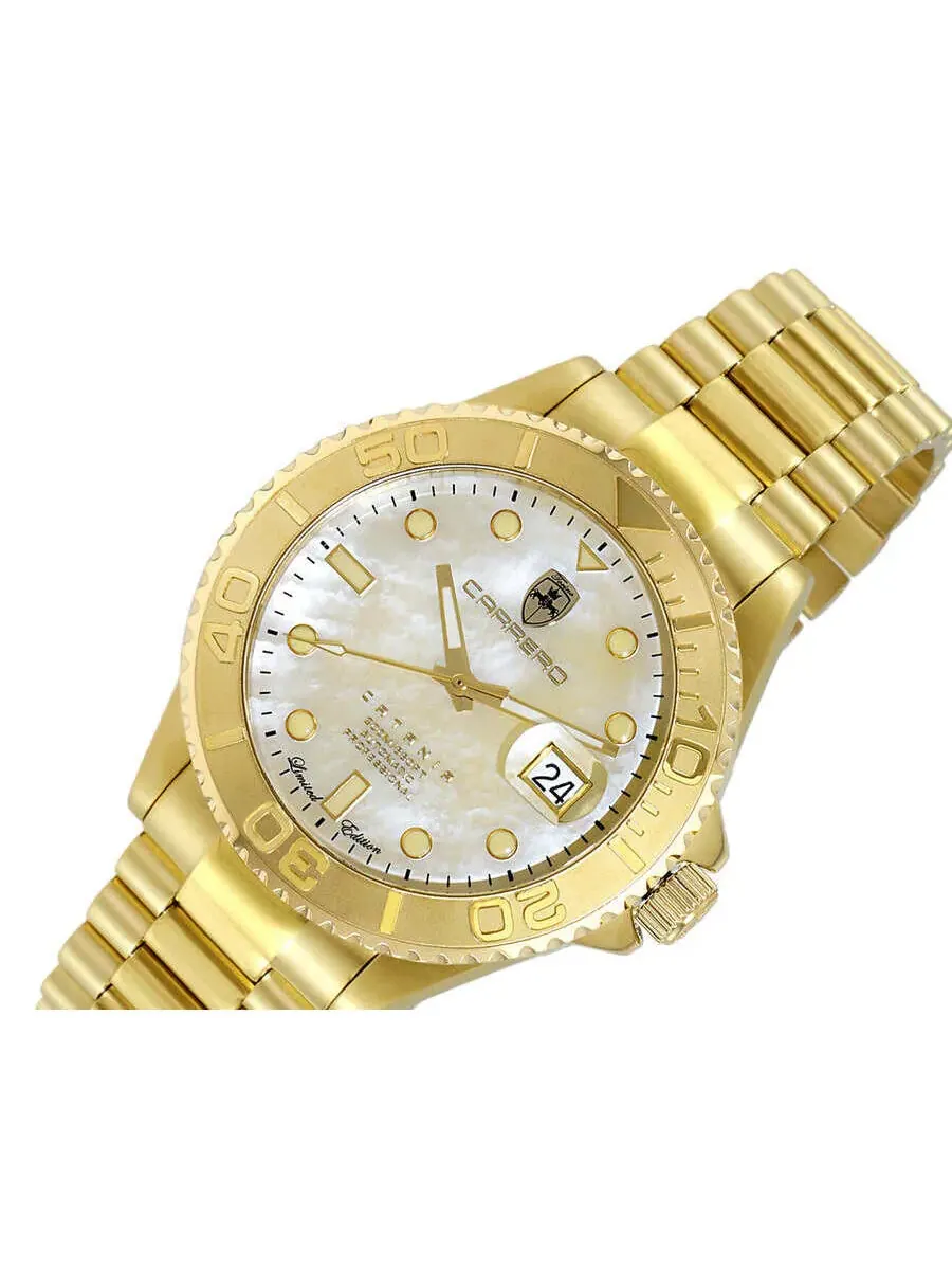 Мужские часы Torino Carrero Catania Automatic C1G266GOJ — изображение 4 из 4, оттенок желтый золотистый