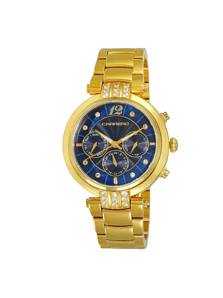 Женские часы Torino Carrero Adelina GMT Quartz с синим циферблатом CL1G03BUJ