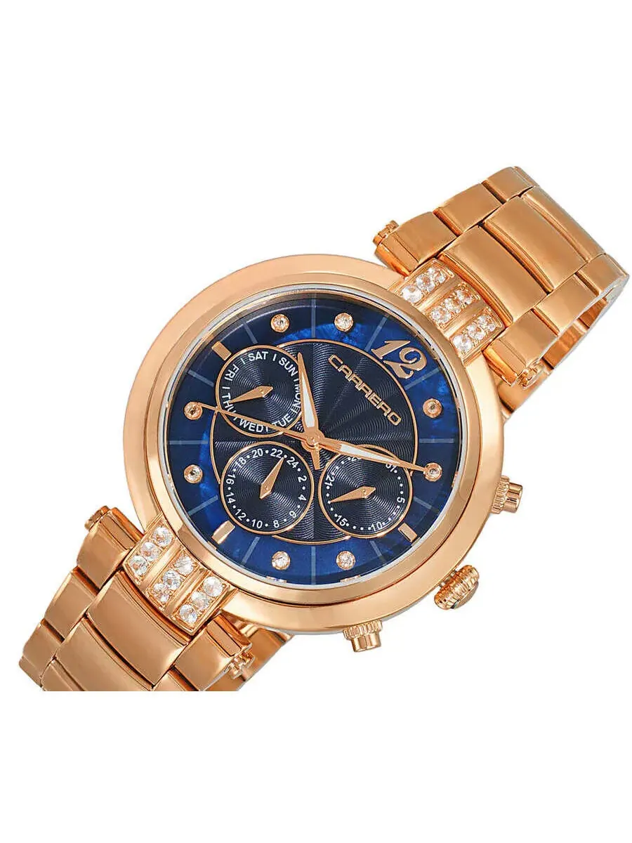 Torino Carrero Adelina GMT Женские кварцевые часы с синим циферблатом CL1R03BUJ — изображение 4 из 4