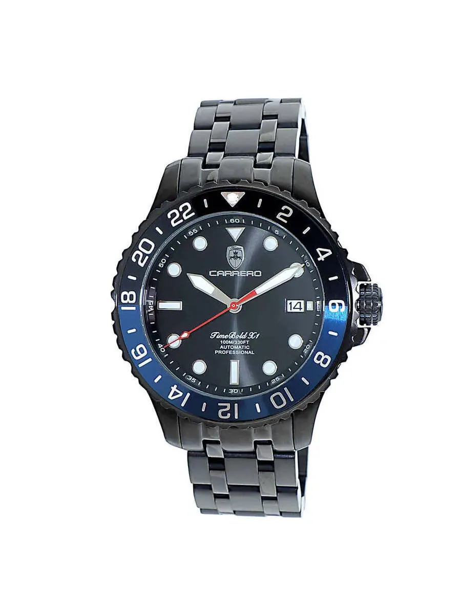 Мужские часы Torino Carrero Time Bold - X1 с черным циферблатом C1B737BK-BU