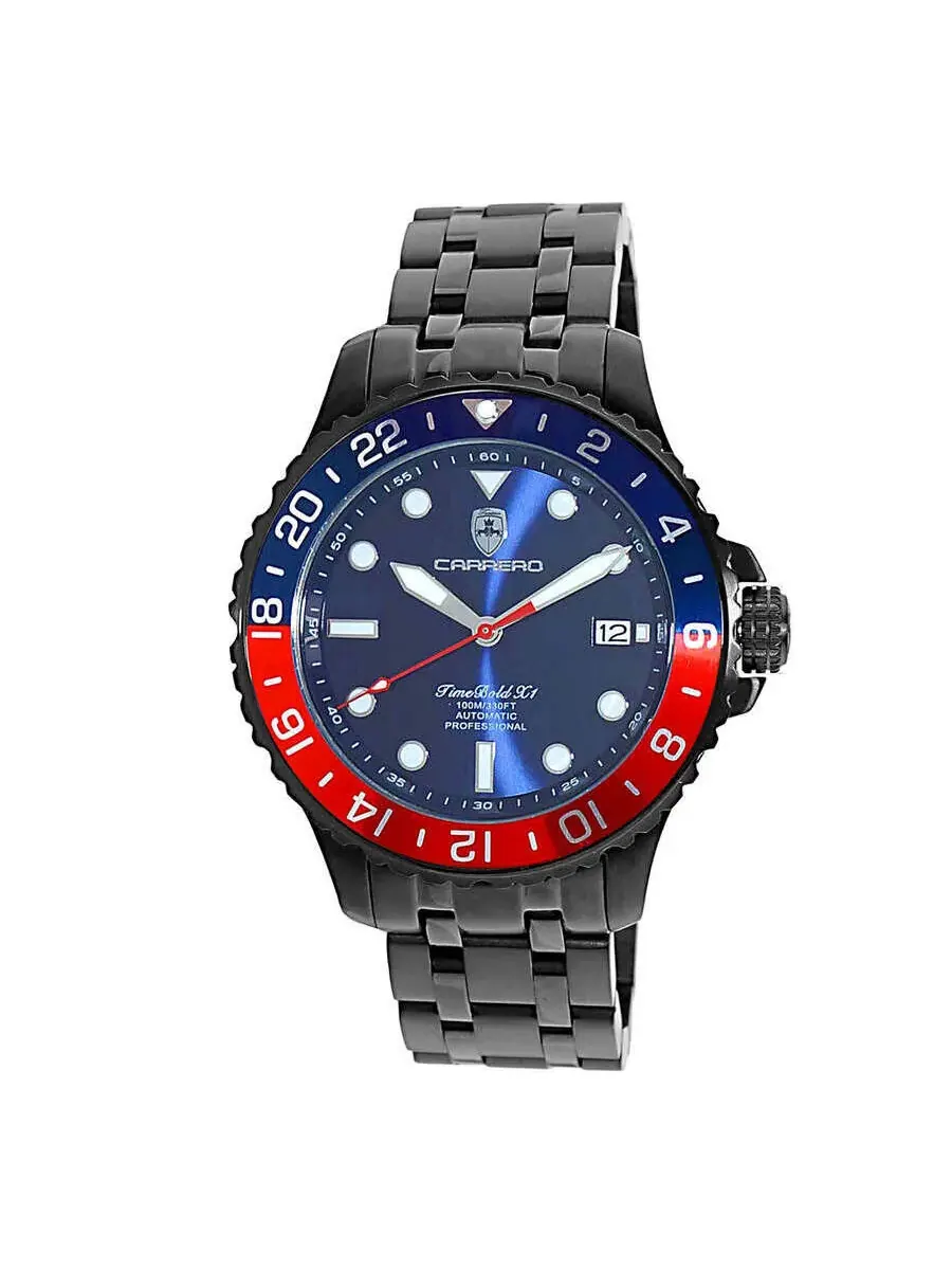 Мужские часы Torino Carrero Time Bold - X1 с синим циферблатом C1B737BU-MR