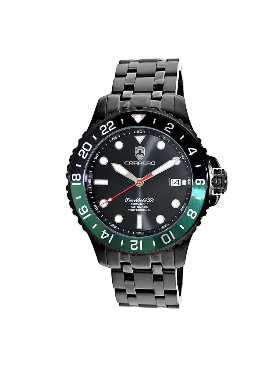 Мужские часы Torino Carrero Time Bold с зеленым циферблатом X1 C1B737GN-BK