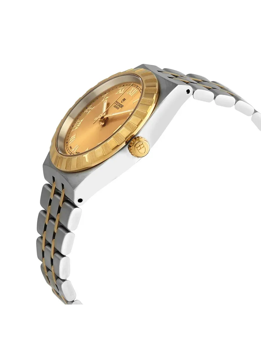 Часы Tudor Royal Automatic с шампаневым циферблатом 34 мм M28403-0004 — изображение 2 из 4, оттенок золотистый