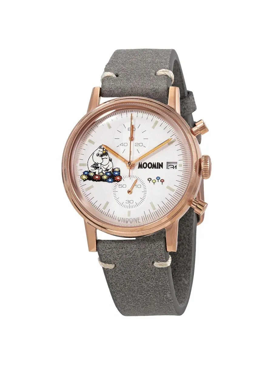 Часы Undone UDN Chronograph с кварцевым механизмом и белым циферблатом MMN-MMNSNK-SET — изображение 1 из 3