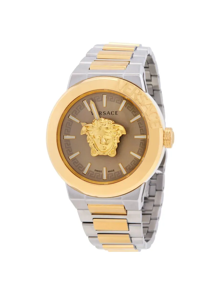 Мужские часы Versace Medusa Infinite Quartz VE7E00423 — изображение 1 из 3, оттенок золотистый