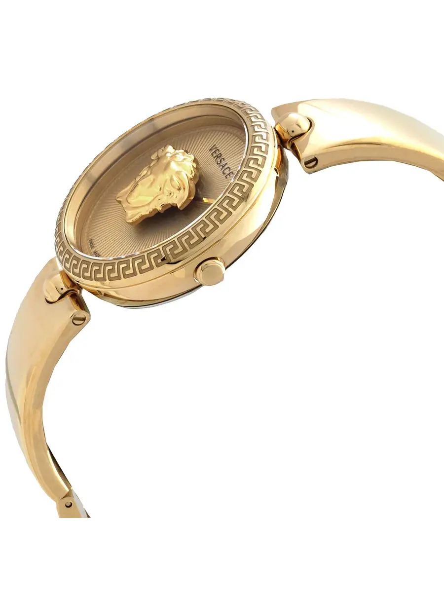 Женские часы Versace Palazzo Empire Quartz с золотым циферблатом VECQ00618 — изображение 2 из 3, оттенок желтый золотистый