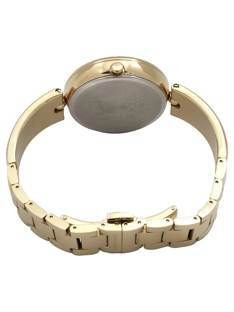 Женские часы Versace Palazzo Empire Quartz с золотым циферблатом VECQ00618 — изображение 3 из 3, оттенок желтый золотистый