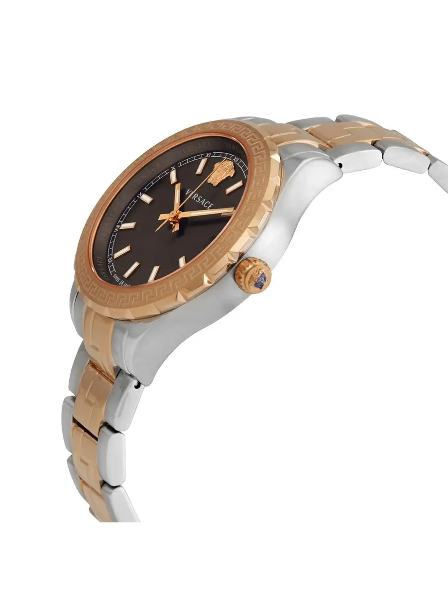 Женские часы Versace Hellenyium с кварцевым механизмом и коричневым циферблатом V12040015 — изображение 2 из 2