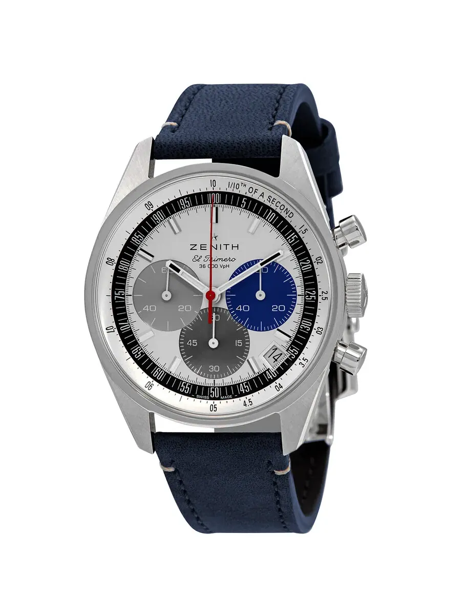 Мужские часы Zenith Chronomaster Chronograph Automatic с белым циферблатом 03.3200.3600/69.C902 — серебристый