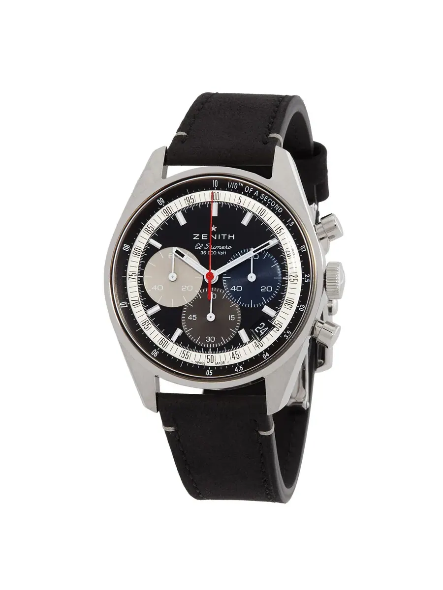 Мужские часы Zenith Chronomaster El Primero Chronograph Automatic с черным циферблатом — изображение 1 из 3