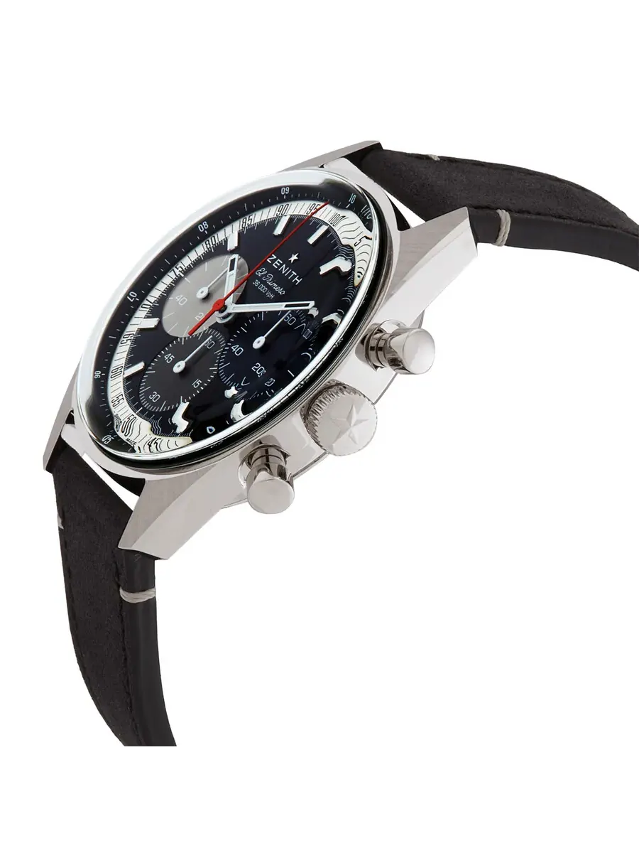 Мужские часы Zenith Chronomaster El Primero Chronograph Automatic с черным циферблатом — изображение 2 из 3